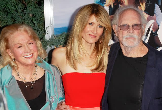 <p>Joe Martinez/Plux/Shutterstock</p> Diane Ladd, Laura Dern, and Bruce Dern at Fox Searchlight's premiere of "Wild" on November 19, 2014.