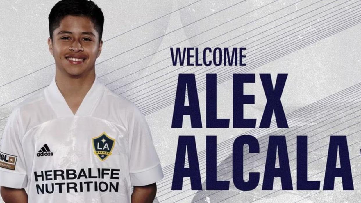 Alex Alcalá fue potenciado por LA Galaxy y ahora se irá a Inglaterra. (El Universal)