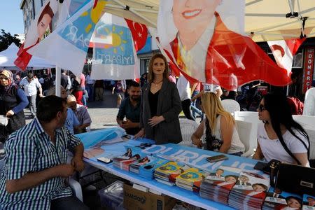 Dilara Hallac poses for a picture during an interview with Reuters in Istanbul, June 13, 2018. REUTERS/Umit Bektas