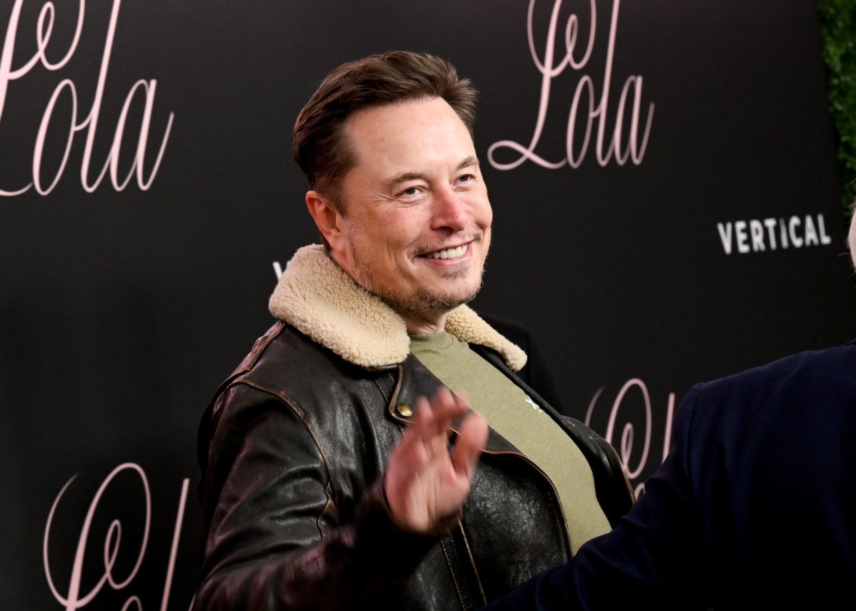 Elon Musk at event