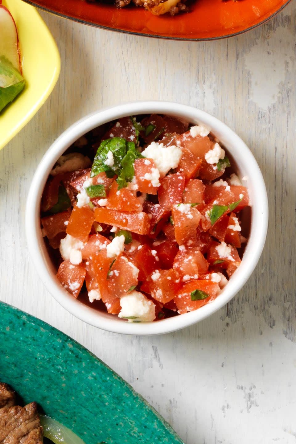 Fresh Tomato Salsa with Cheese