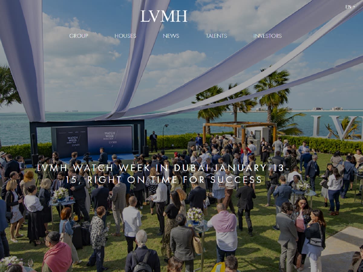 LVMH Watch Week in Dubai January 13-15, right on time for success - LVMH