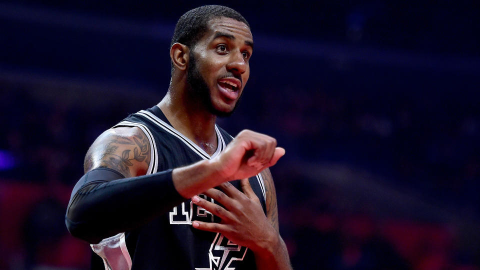 LaMarcus Aldridge has played 11 NBA seasons. (AP)