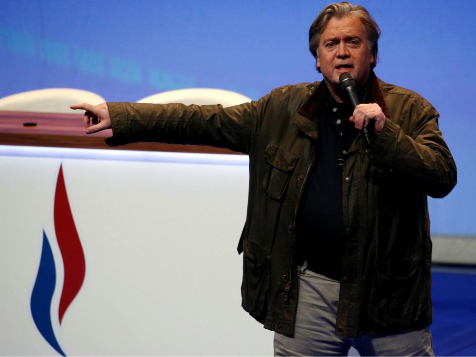 Steve Bannon says he is ‘fascinated’ by Mussolini