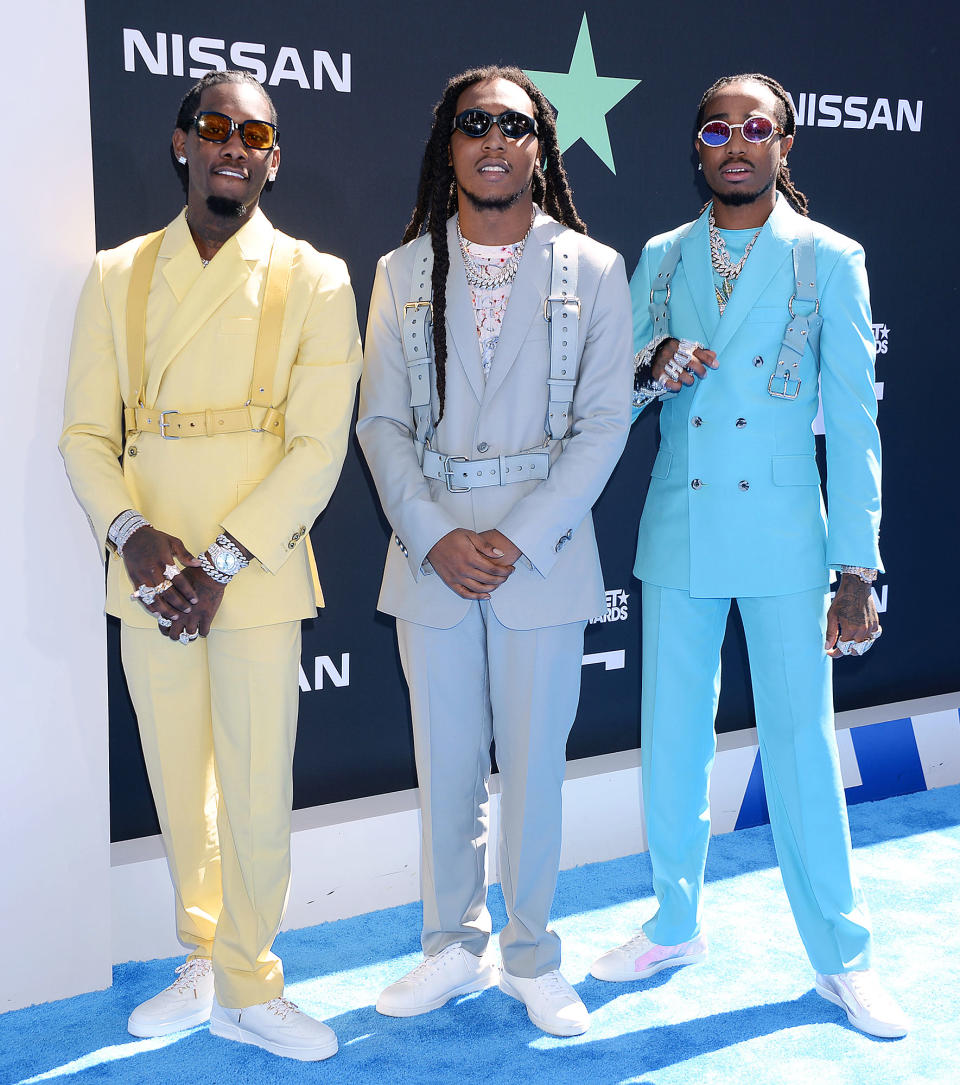 Quavo and Offset Honor Late Migos Member Takeoff at 2023 BET Awards in