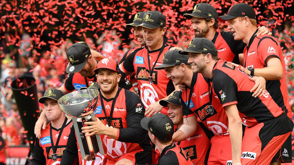 The win saw the Renegades claim their first BBL title. Pic: Getty