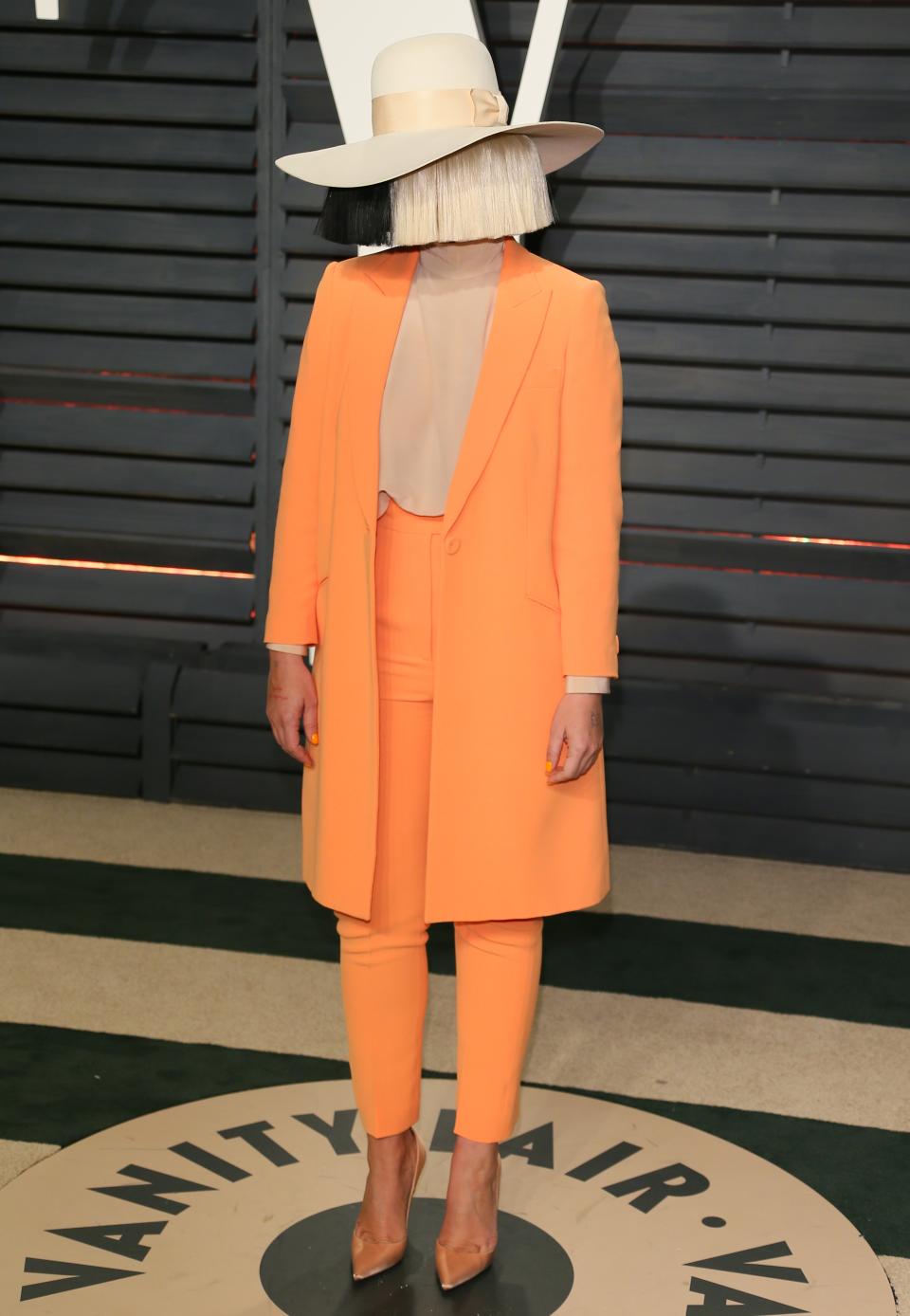 Sia bei der Vanity Fair Oscar Party 2017 (Bild: Getty Images)