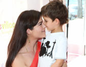 <p>Eskimo kisses count! <a rel="nofollow" href="https://www.yahoo.com/celebrity/tagged/selma-blair/" data-ylk="slk:Selma Blair;elm:context_link;itc:0;sec:content-canvas" class="link ">Selma Blair</a> gave her only son, 5-year-old Arthur Saint Bleick, a sweet nuzzle on the red carpet in March. (Photo: Paul Archuleta/FilmMagic) </p>