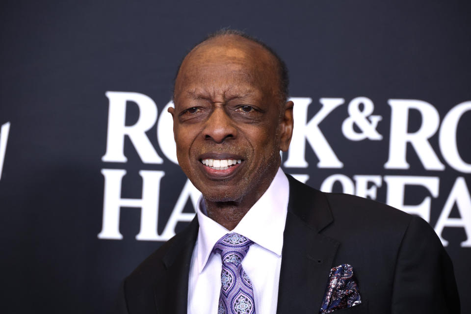 Henry Fambrough at the 2023 Rock & Roll Hall of Fame Induction Ceremony in New York (Getty Images)