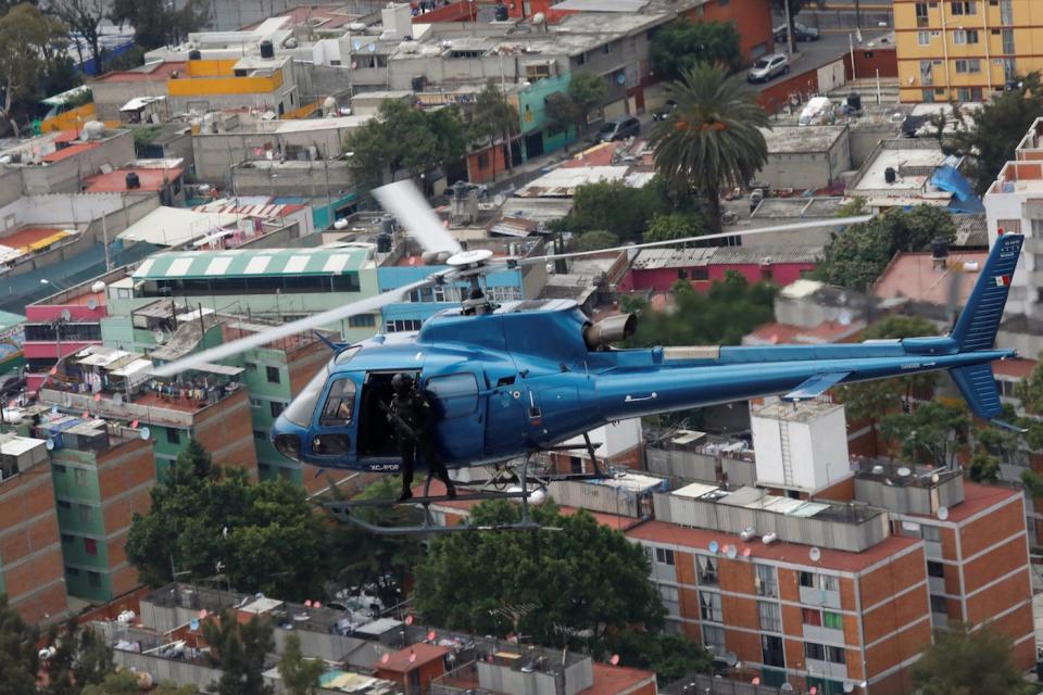 Mexico City police Condores