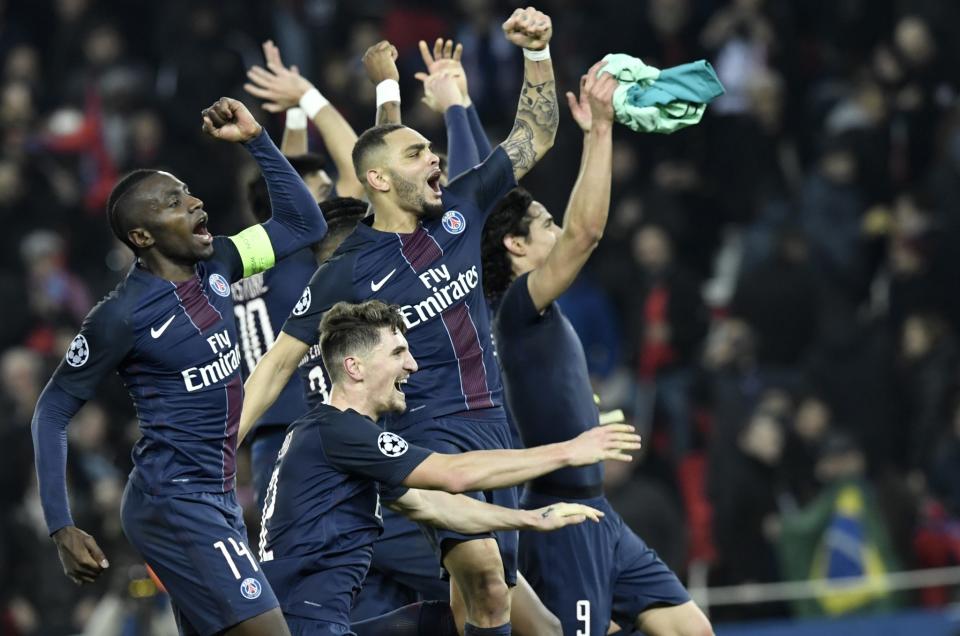 Les buts du PSG face au Barça.