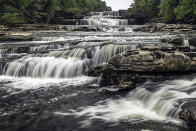 <p>Aysgarth Falls, Yorkshire, U.K., height 30 meters, 100 feet. (Dave Cappleman/Caters News)</p>