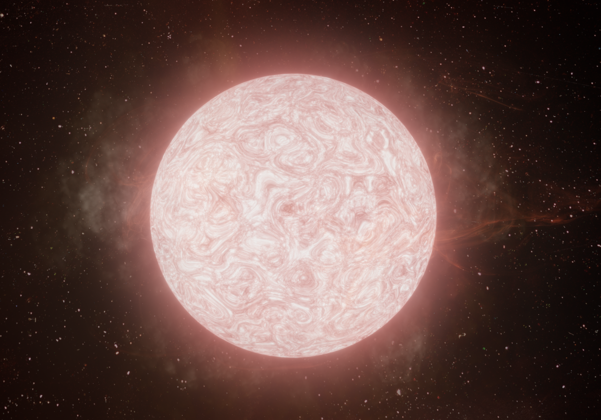 Красный сверхгигант. Взрыв красного гиганта. Red Supergigant Star.