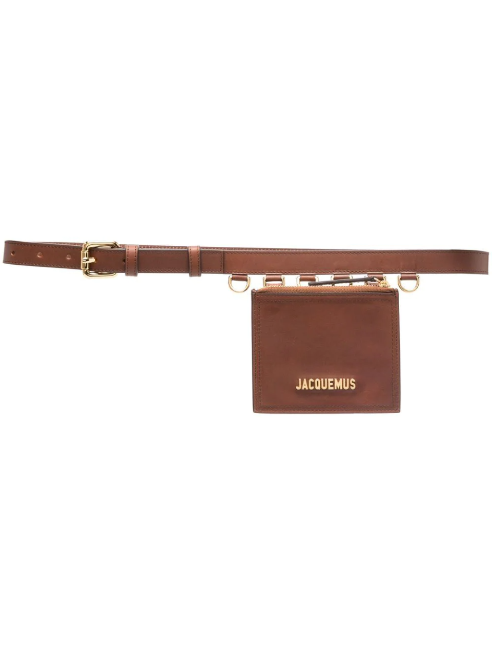 Jacquemus Pouch-Detail Leather Belt