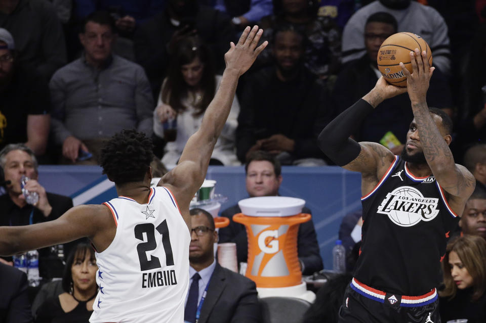 Jeff Van Gundy wasn’t a fan of what he saw during the 2019 NBA All-Star Game. (AP Photo/Gerry Broome)