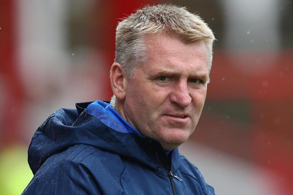 Victory: Brentford boss Dean Smith: Getty Images