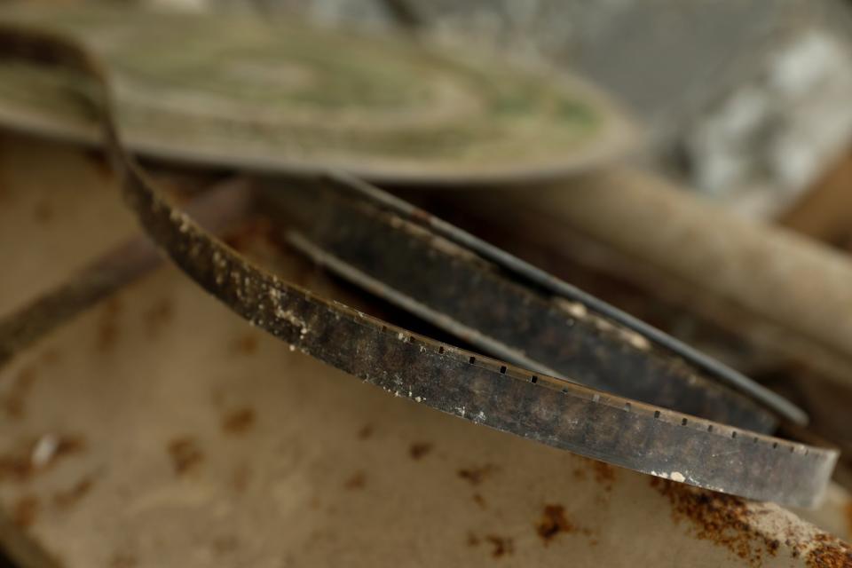 <p>A reel of cine film is seen in the NATO tunnels dating back to the Cold War in the War Headquarters tunnels beneath Valletta, Malta, March 28, 2017. (Photo: Darrin Zammit Lupi/Reuters) </p>