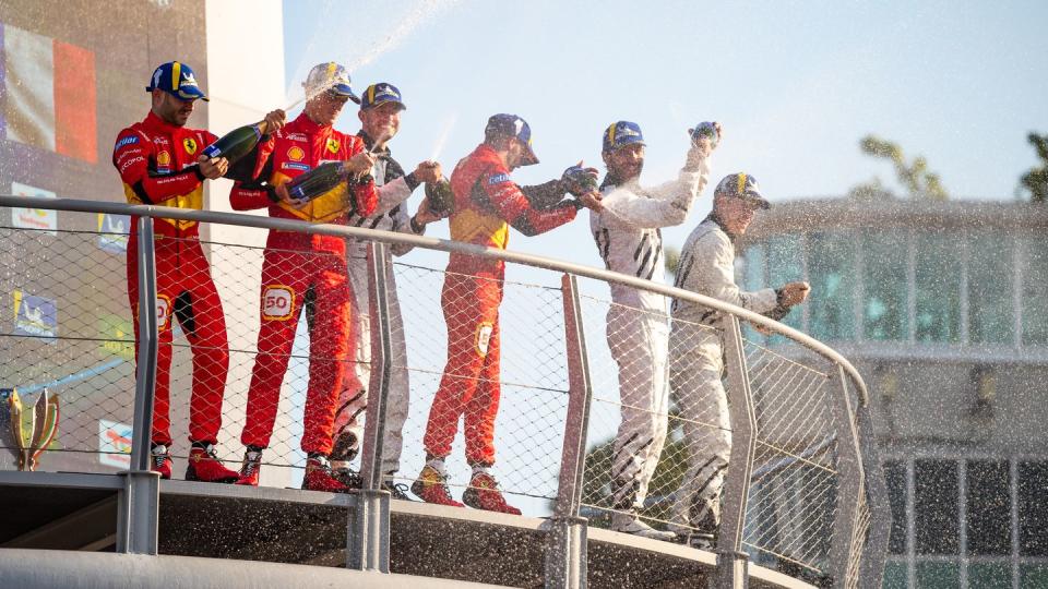 podium fia wec 6h of monza autodromo nazionale monza monza italy