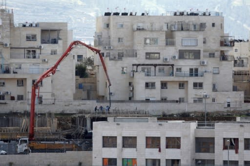 A view of the settlement of Beitar Illit in the occupied West Bank on February 14, 2018