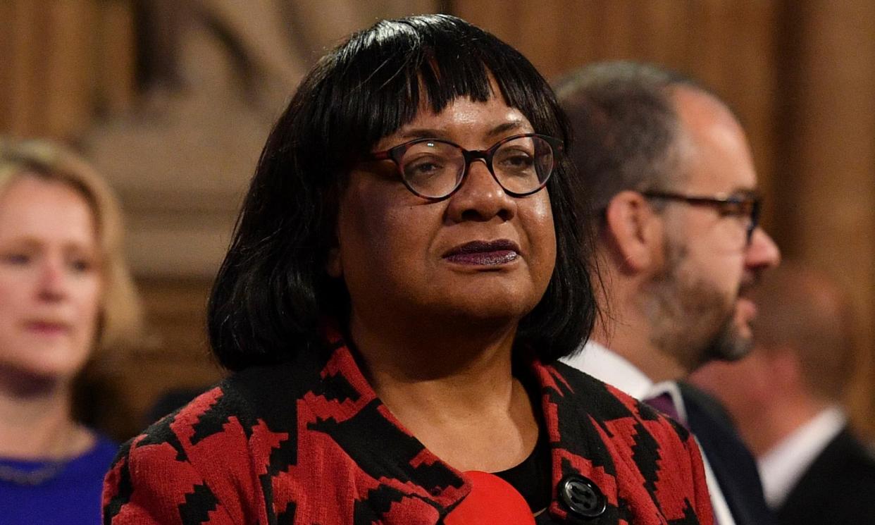 <span>Diane Abbott has called Frank Hester’s comments ‘frightening’.</span><span>Photograph: Daniel Leal-Olivas/PA</span>