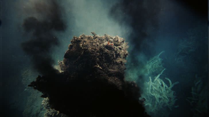 black smoker in the pacific