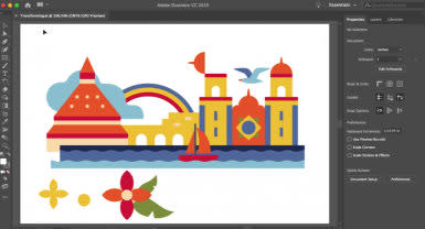 Adobe Illustrator transform and edit artwork tutorial