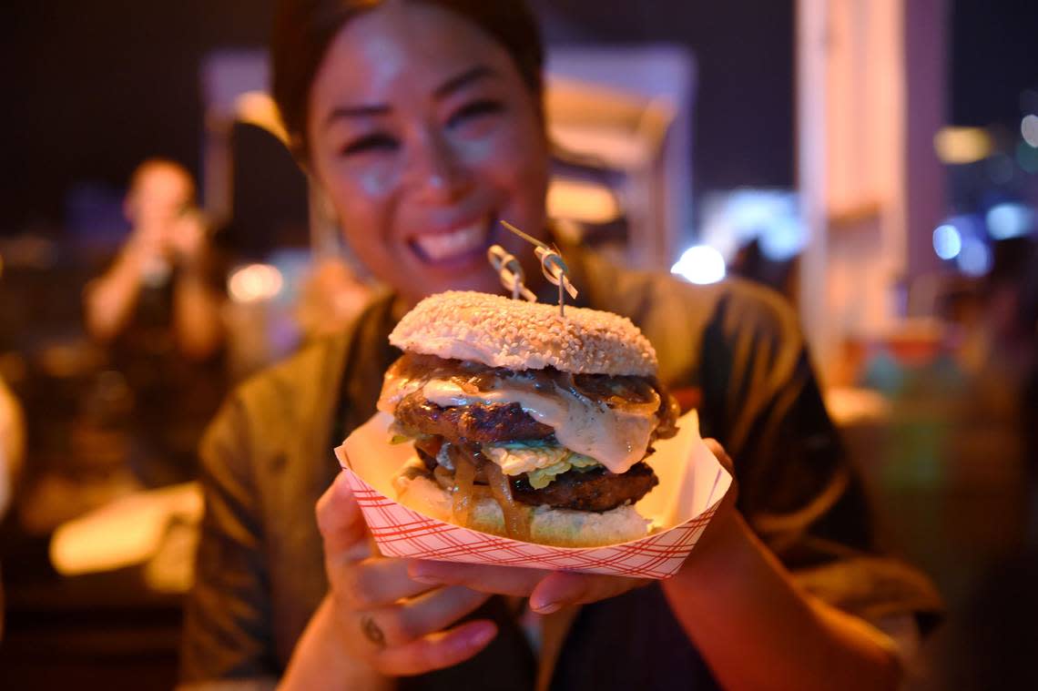 Burger Bash is a highlight of the South Beach Wine & Food Festival. Seth Browarnik/Handout