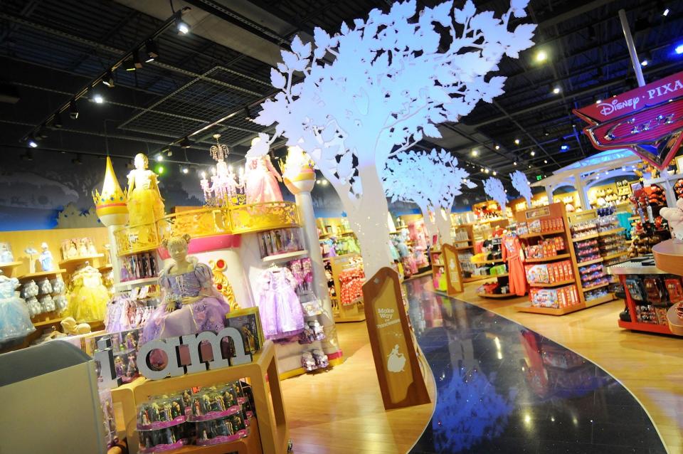 Inside a Disney Store in Orlando, Florida, on August 24, 2011.