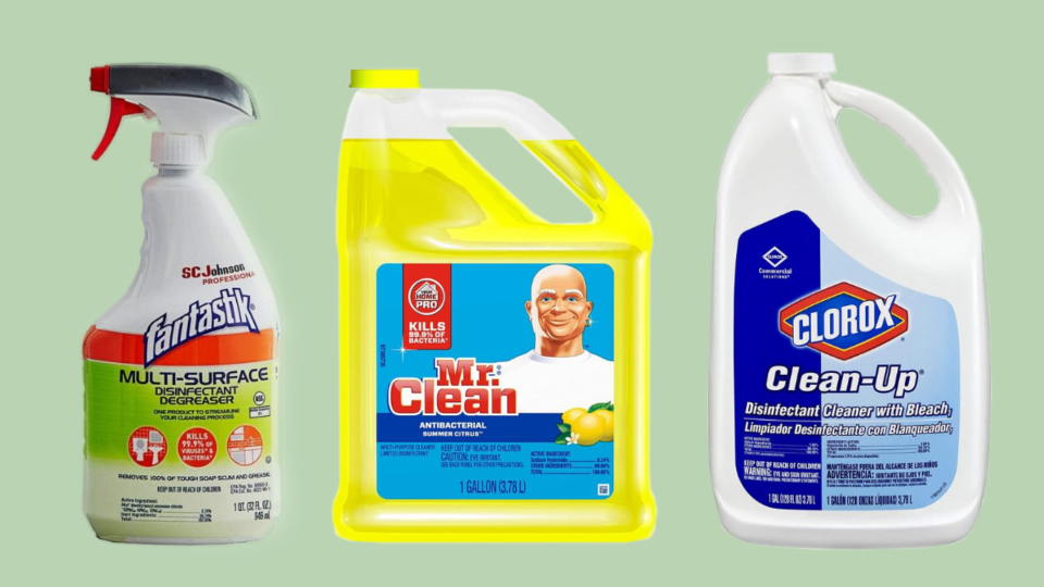 Household disinfectants are available at Amazon: Shop Fantastik, Mr. Clean, Clorox and more. (Photo: Amazon)