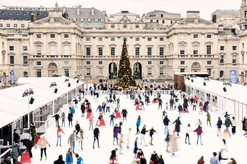 There’s nothing quite as iconic at Christmas than whizzing around the ice at Somerset House (Somerset House)