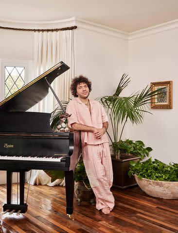 <p>Jenna Peffley / Architectural Digest</p> Blanco with his grand piano