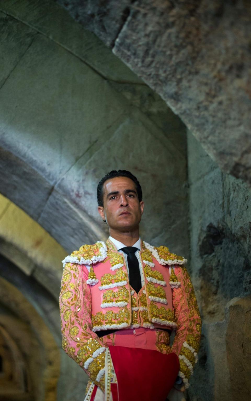 Spanish matador Ivan Fandino posing before the Easter feria in Arles,  - Credit: Bertrand Langlois/AFP
