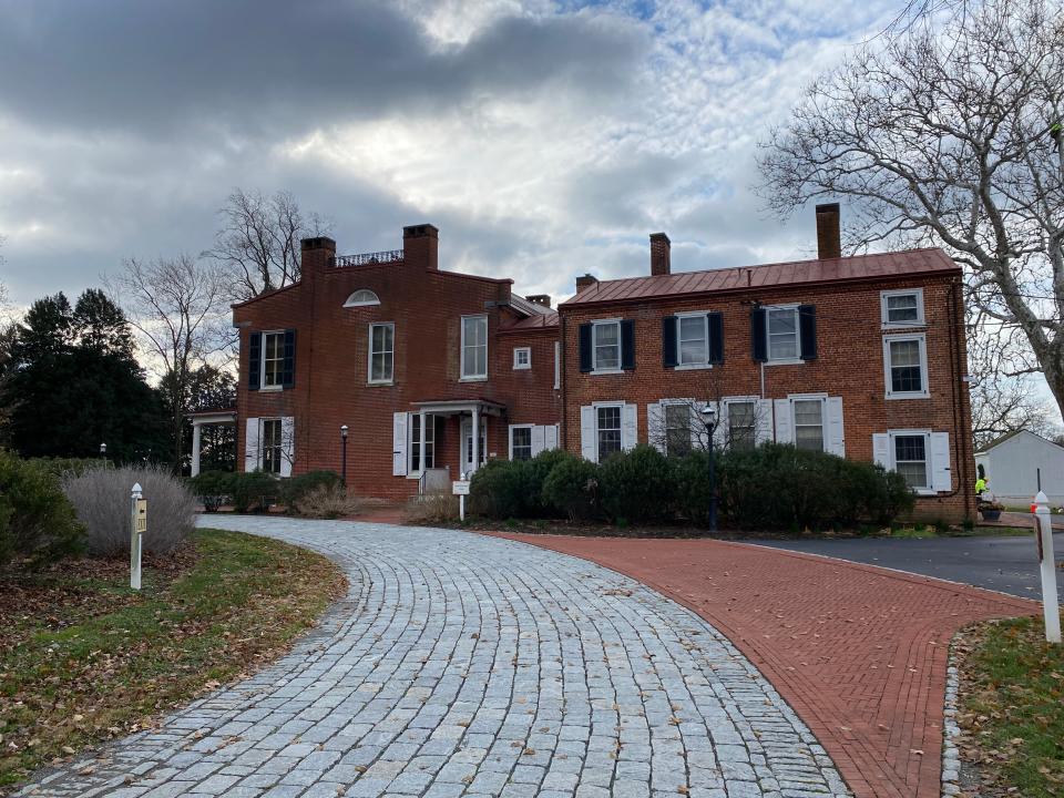 The exterior of the Buena Vista conference center near New Castle where Council on Development Finance meetings are held.