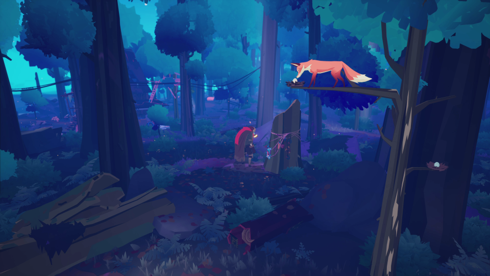 A screenshot of Endling Extinction is Forever, an eco-conscious survival game featuring foxes