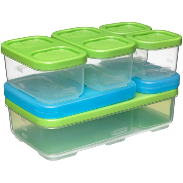 7 Container Food Storage Set Prep & Savour Color: Blue