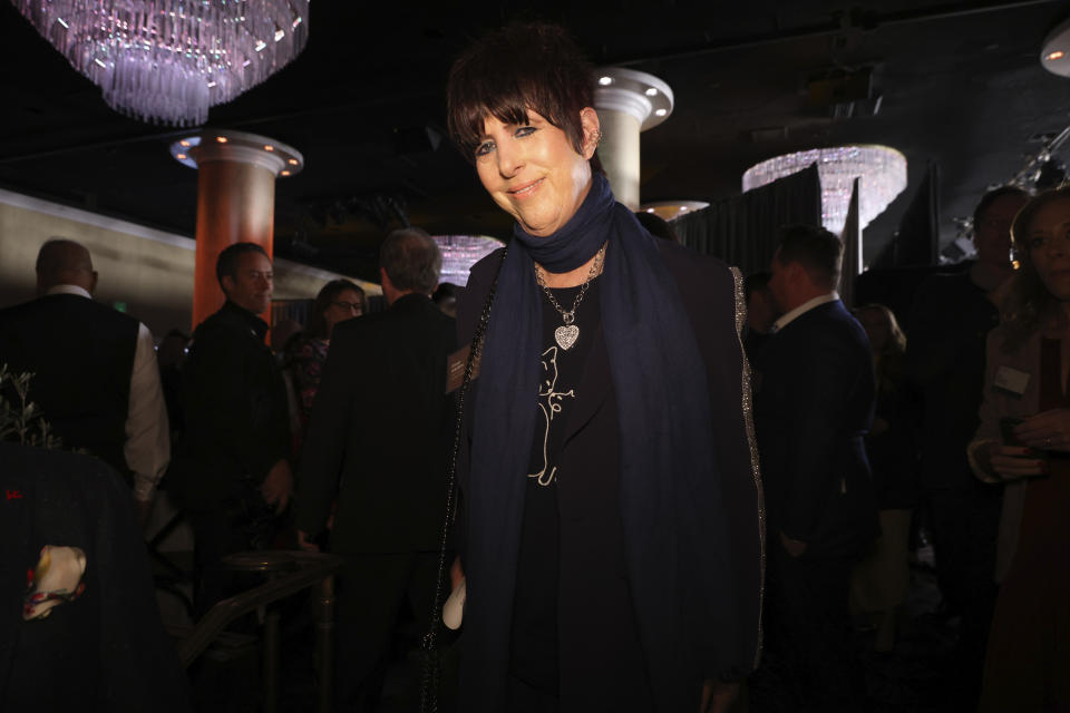 Diane Warren attends the 95th Academy Awards Nominees Luncheon on Monday, Feb. 13, 2023, at the Beverly Hilton Hotel in Beverly Hills, Calif. (Photo by Willy Sanjuan/Invision/AP)