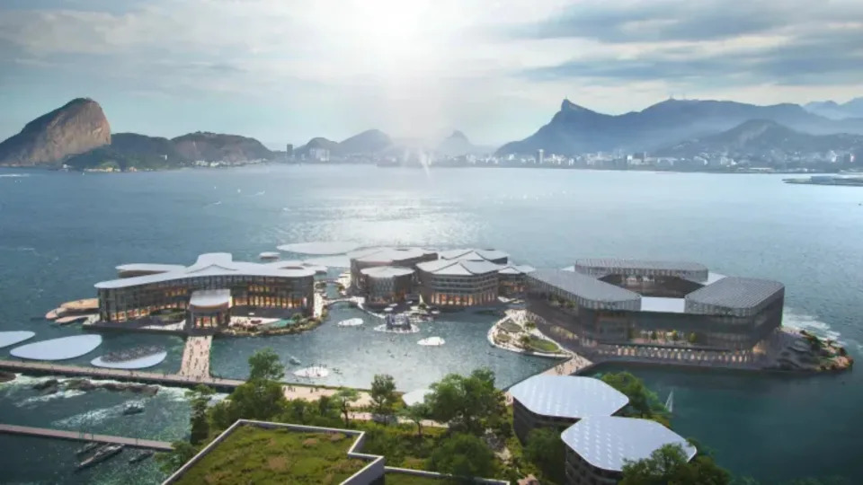 Oceanix Busan ser&#xe1; la primera ciudad flotante del mundo. (Foto: BIG-Bjarke Ingels Group).