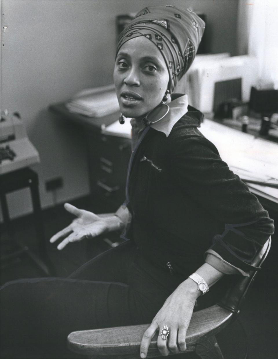 Dr. Geneva Smitherman in 1978, around the time she was called as an expert in the Student Advocacy Center's lawsuit against Ann Arbor Public Schools.