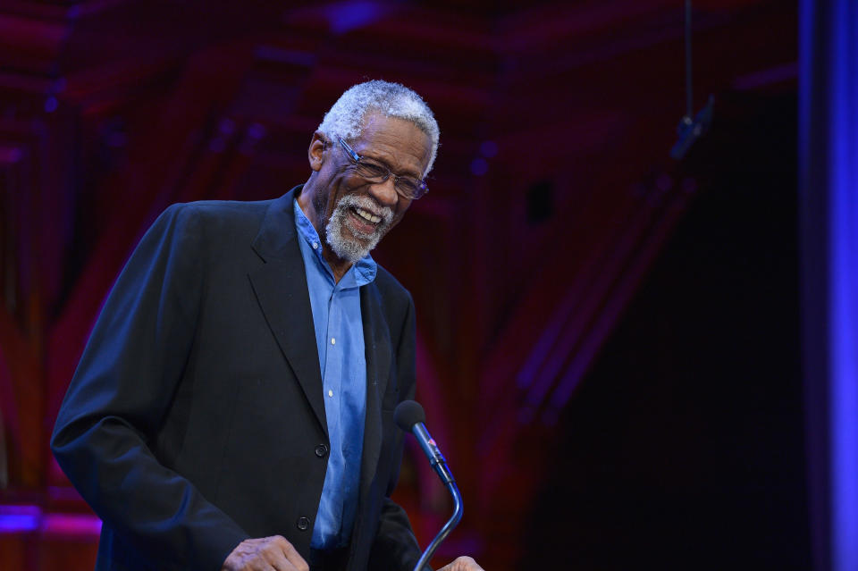 Bill Russell won two championships as a player-coach of the Boston Celitcs. (Paul Marotta/Getty Images)