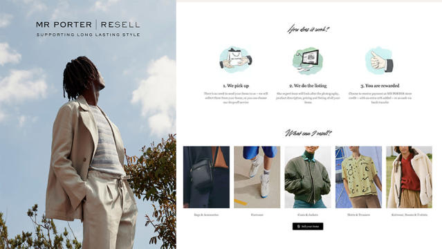 Mr Porter Will Now Help You Sell The Clothes You Don T Wear Anymore
