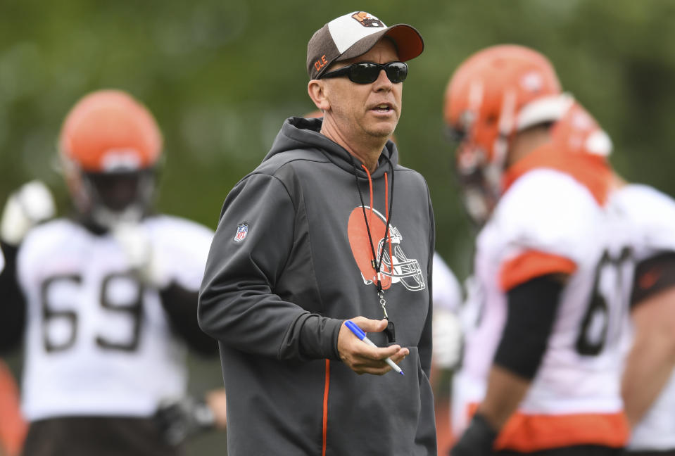 It's been a tough season for everyone on the Browns, offensive coordinator Todd Monken included. (Photo by: 2019 Diamond Images/Getty Images)