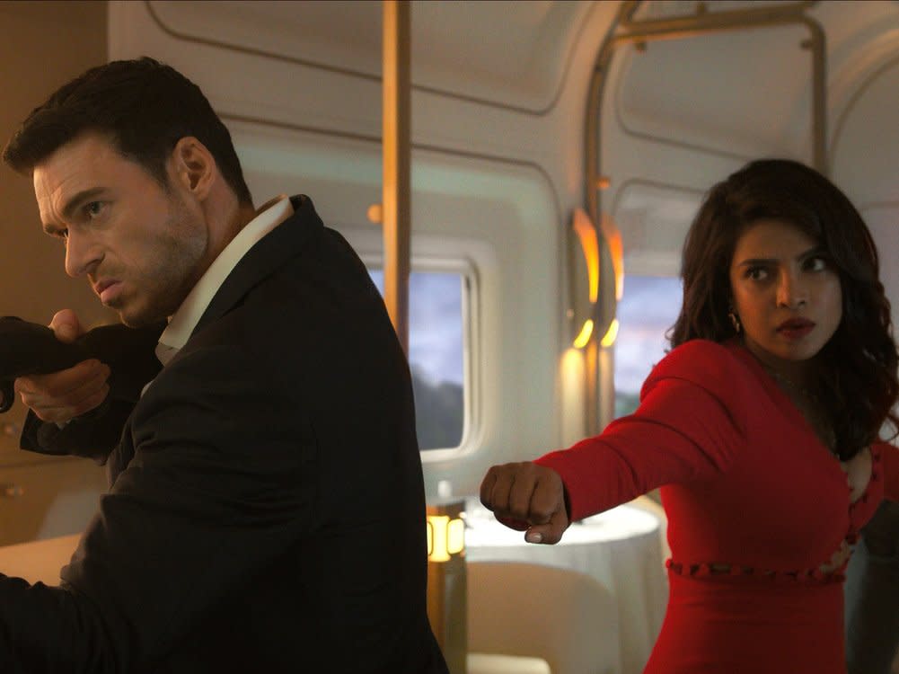 Richard Madden und Priyanka Chopra Jonas in "Citadel". (Bild: Amazon Studios)