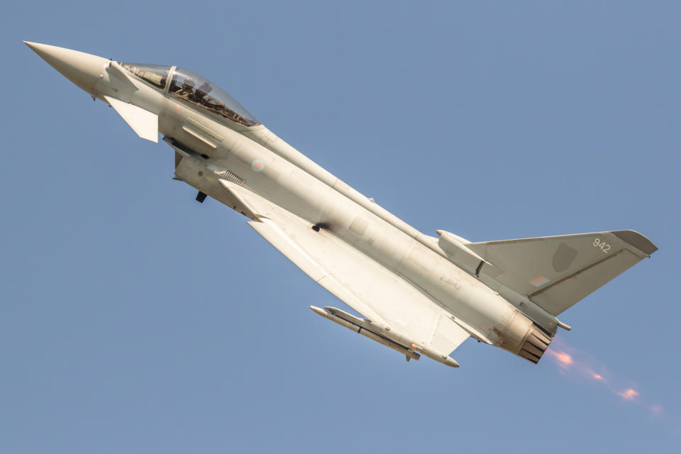 Eurofighter Typhoon in flight - Royal Air Force, UK