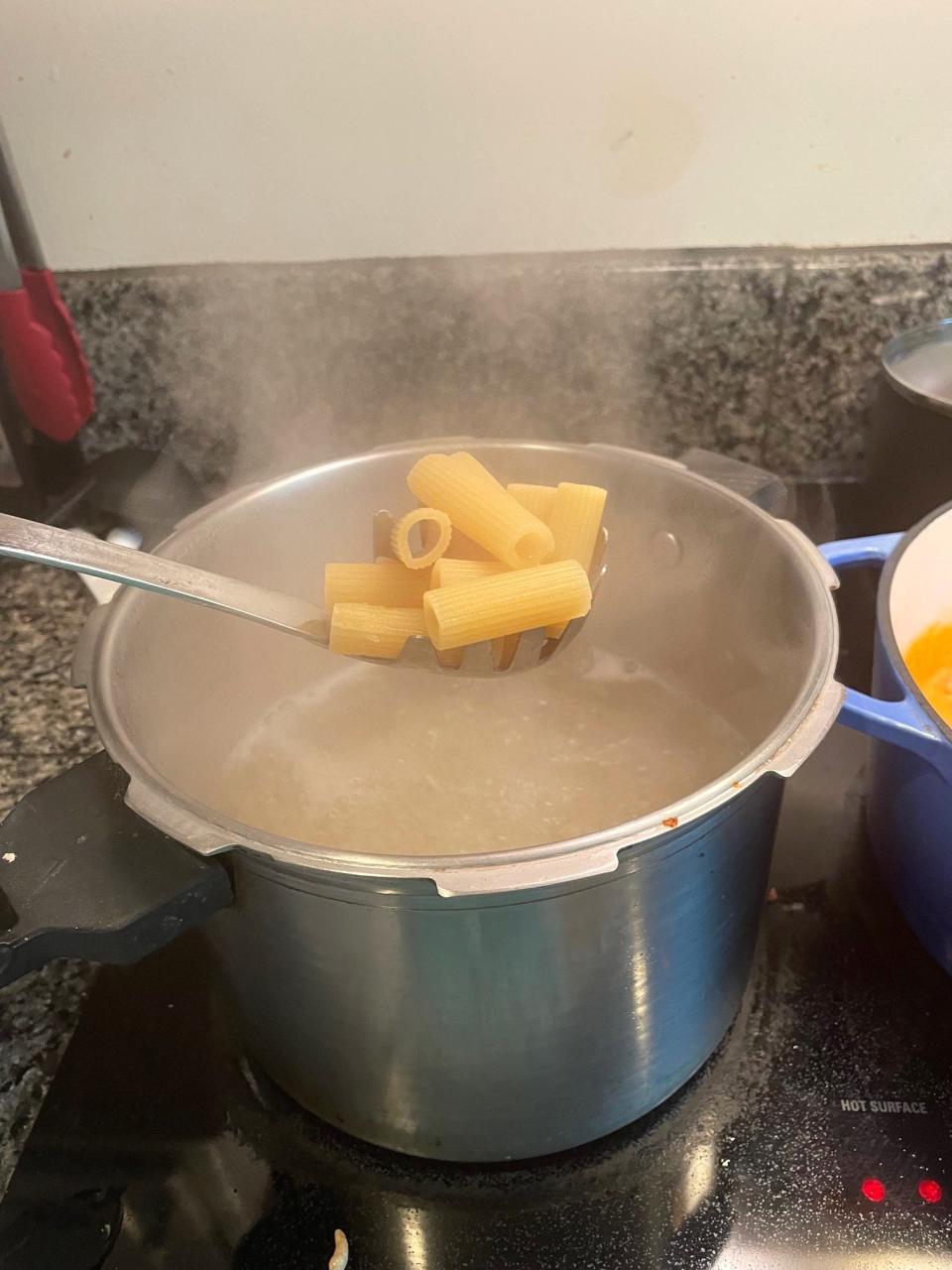 Pasta for Ina Garten's Rigatoni