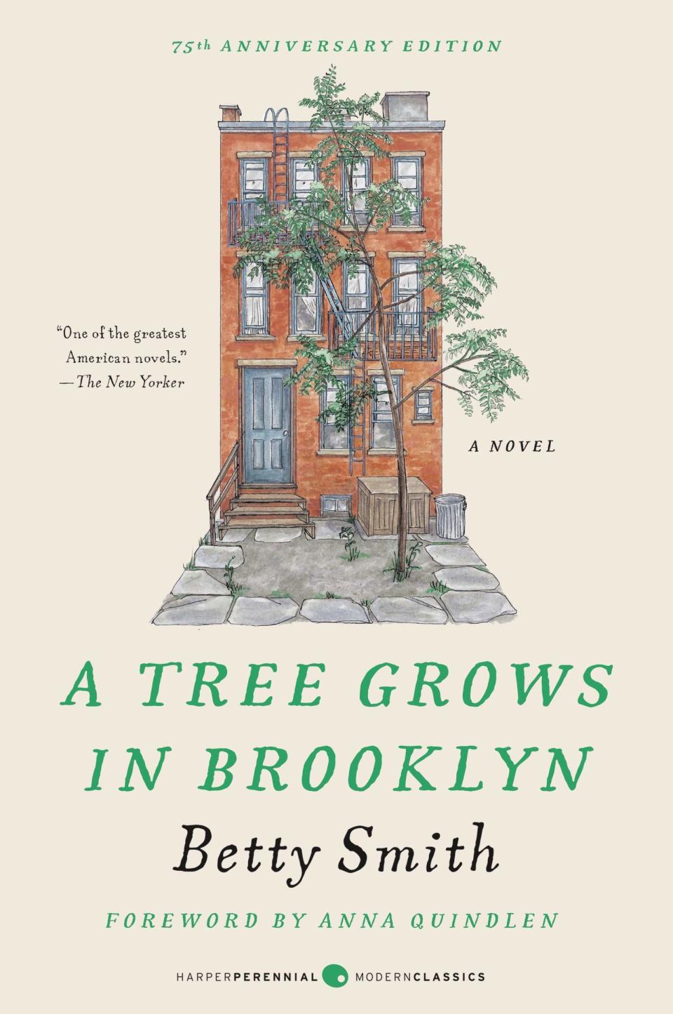 The cover of "A Tree Grows In Brooklyn" by Betty Smith.