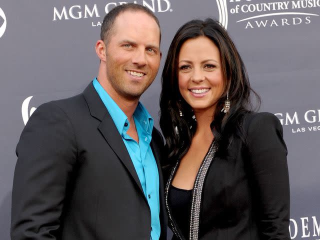 <p>Denise Truscello/Getty</p> Jay Barker and Sara Evans arrive at the 46th Annual Academy Of Country Music Awards on April 3, 2011 in Las Vegas, Nevada.