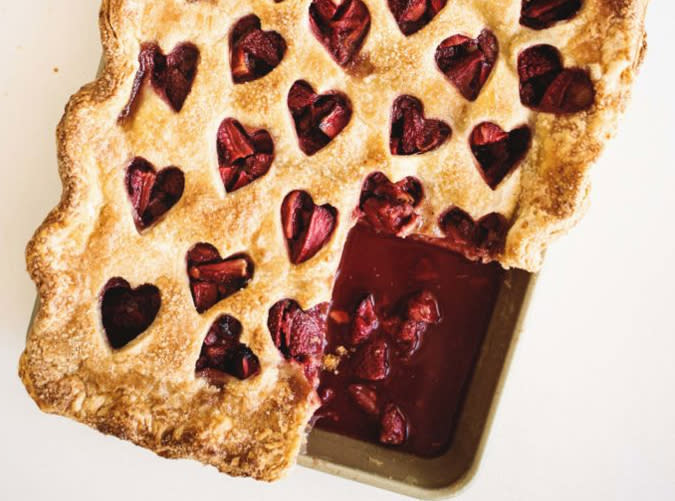 Strawberry Balsamic Slab Pie