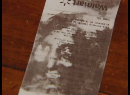 A couple claimed their <a href="http://www.huffingtonpost.com/2011/07/18/jesus-in-walmart-receipt_n_901548.html" target="_hplink">Walmart receipt contained the face of the Son of God</a>. 