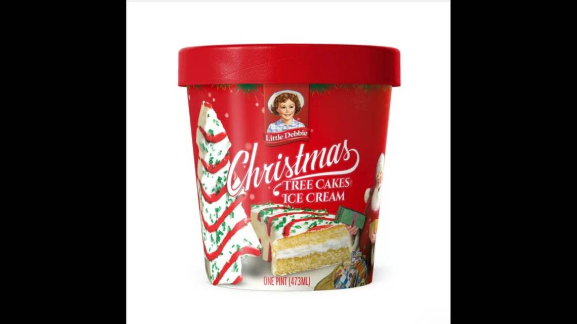 Pints of the Little Debbie Christmas Tree Cakes Ice Cream are back at Walmart for a limited-time starting Nov. 1, the retail giant announced.