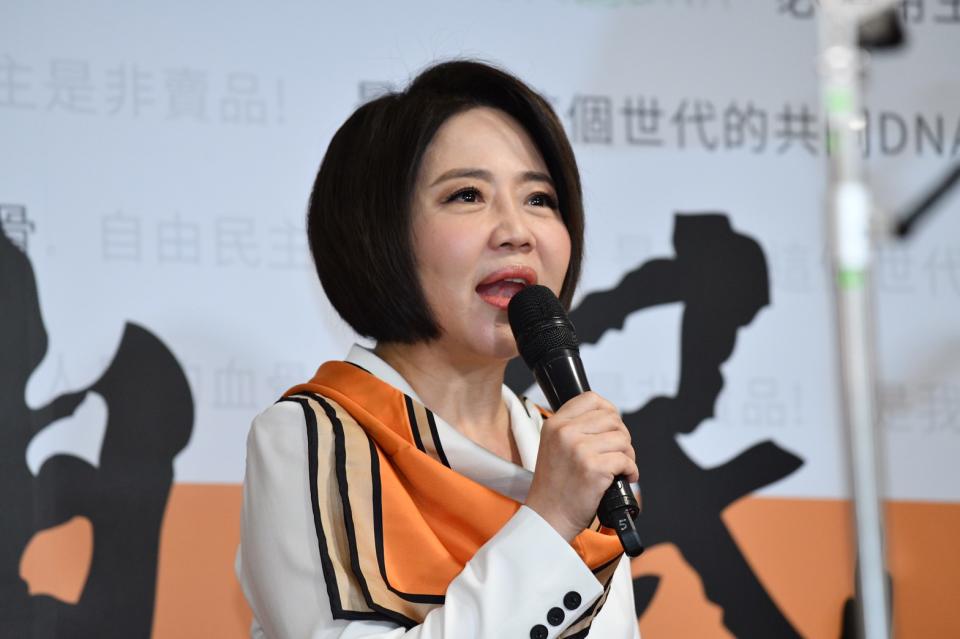 ▲宋楚瑜競選辦公室發言人于美人。（圖／記者林柏年攝）